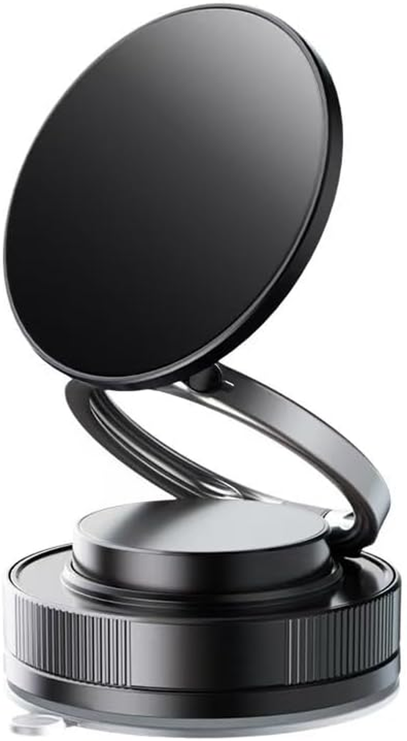 [2025 Upgraded] Mernard Magnetic Phone Holder Mount with Vacuum Suction Base, 360&deg; Rotatable & Foldable Car Phone Mount for Dashboard/Windscreen/Desk image number 2