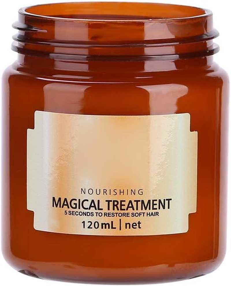 TOUISEDGI Magical Treatment Hair Mask, 120Ml Magical Hair Mask Nourishing Treatment Soft Repair Damage Professional for Hair Salon image number 2
