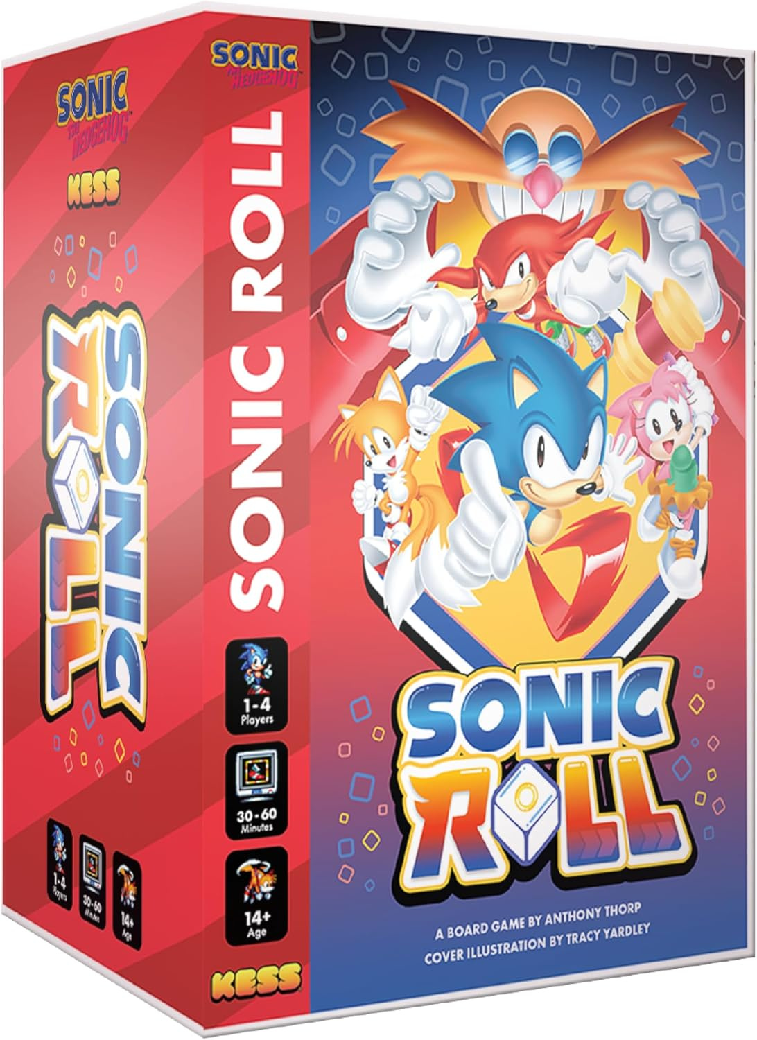 KESS - Sonic Roll Board Game: Roll through 4 Classic Zones, 1-4 Players Thrilling Tabletop Adventure Game for Ages 14+ image number 2