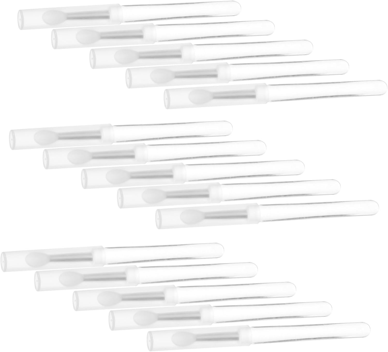 DEARMAMY 20Pcs Silicone Nail Applicator Brush Nail Polish Brush for Art Pigment Applicator for Reusable Art Tools image number 1