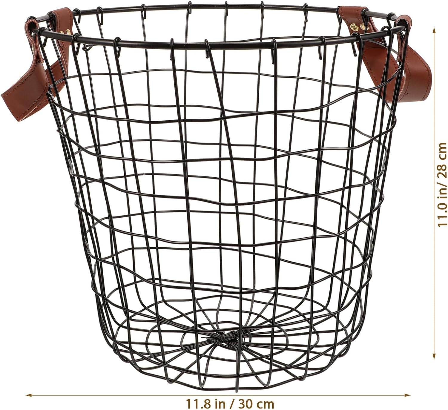 Large Capacity Iron Firewood Holder Basket with Handle Metal Logging Organizer for Outdoor Storage and Barbecue Supplies image number 3