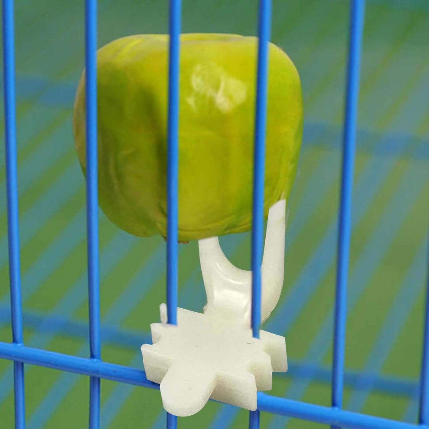 Bird Cage Food Holder - Parrot Fruit Feeder Parrot Vegetable Skewer Set of 20 | Small Bird Treats Skewers for Birds Animals image number 4