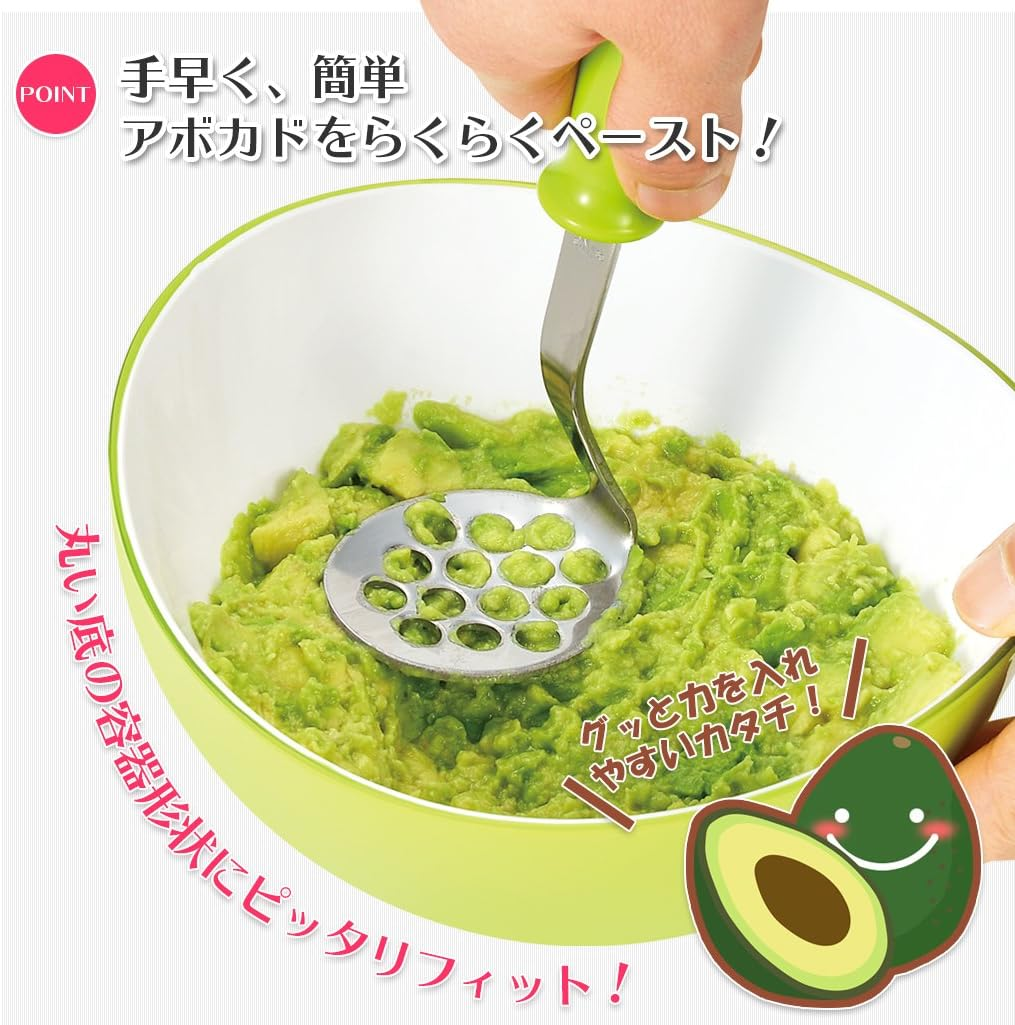 Shimomura Industry FAM-01 Full Veggie Avocado Masher Dishwasher Safe Made in Japan Niigata Tsubame Sanjo image number 6