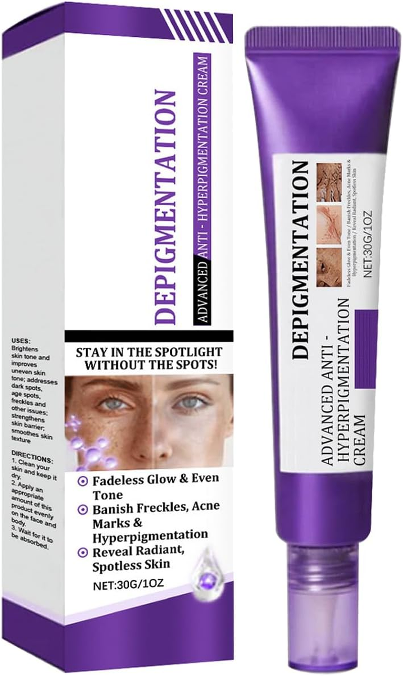 Advanced anti Hyperpigmentation Cream - Dark Spot Remover & anti Aging Face Treatment, Brightening Moisturizer for All Skin Types, Hyperpigmentation Correcting Cream 30G (1) image number 1
