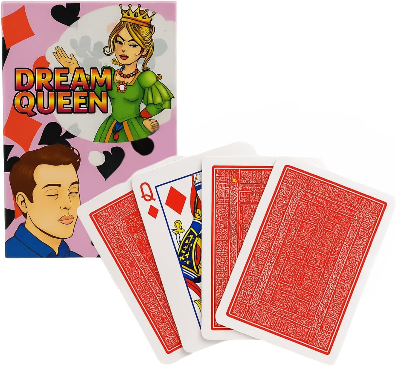 Milesmagic Magician'S Dream Queen Mentalism Illusion Effect Real Card Gimmick Magic Trick image number 1
