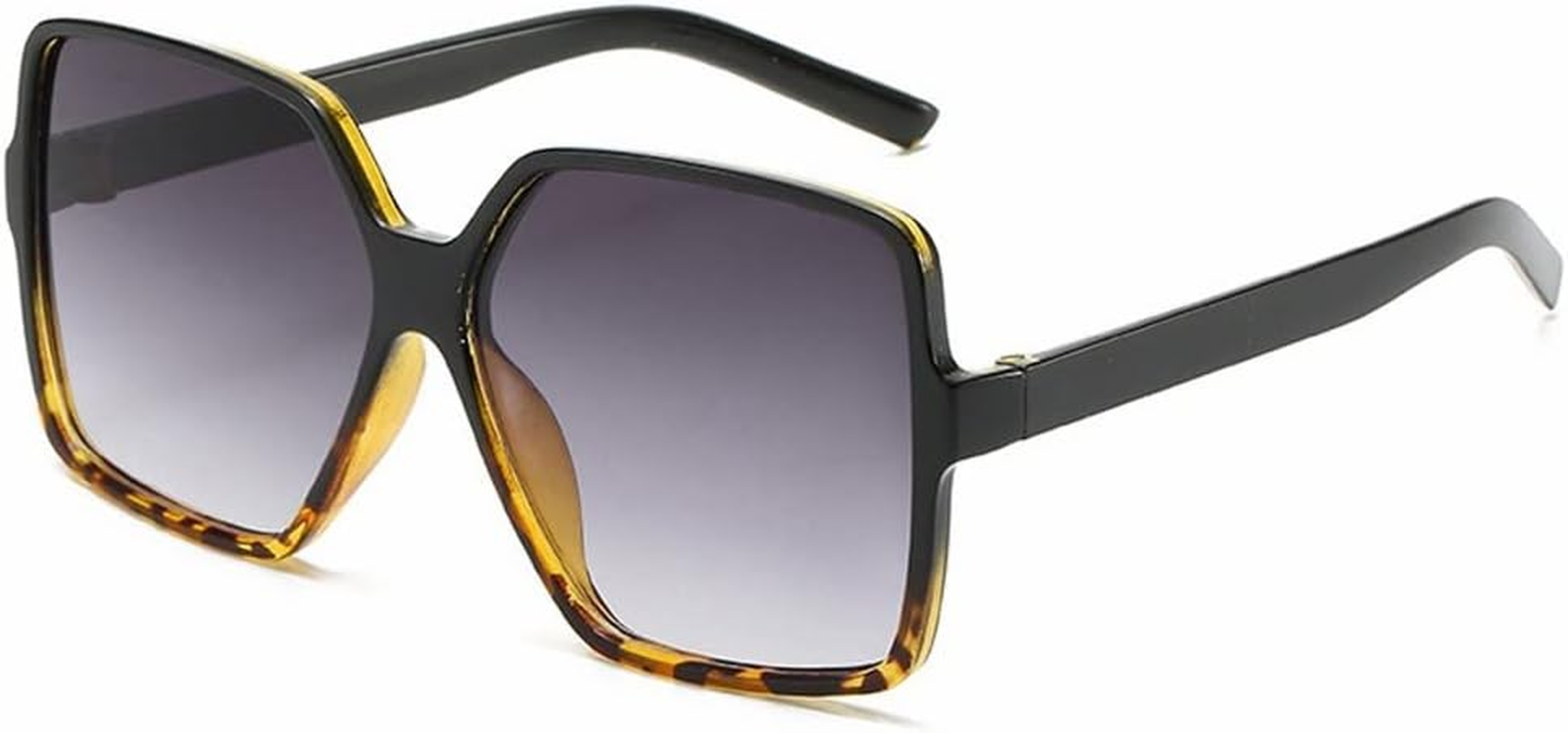 Square Oversized Sunglasses Women Big Frame Sun Glasses Female Mirror Gradient Hip Hop Shades