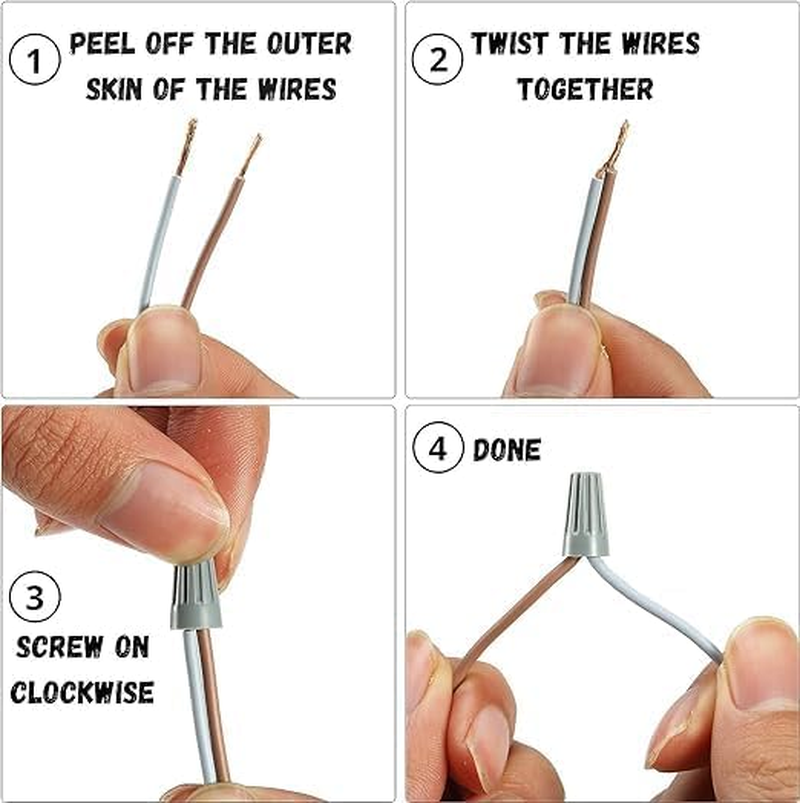 158 PCS Upgraded Wire Assortment Nuts Kit, Electrical Twist Nuts Colorful Wire Caps Kit,Wire Connectors with Spring Insert Twist Nuts Caps Assortment Set image number 1