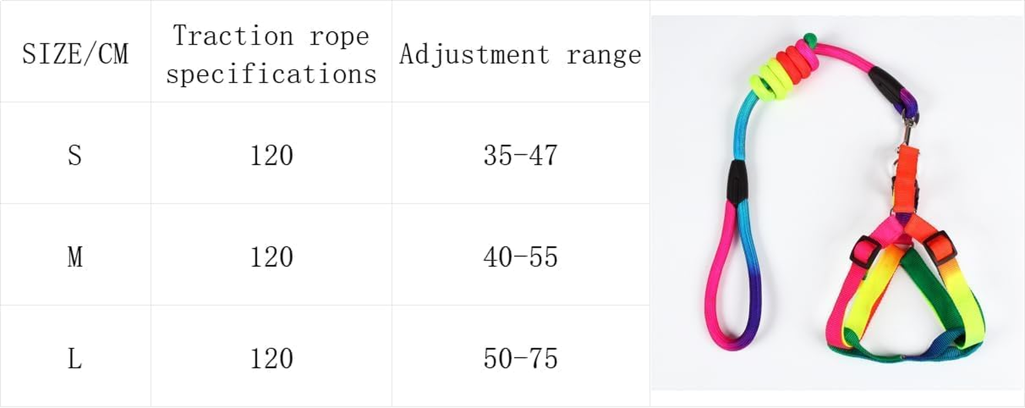 1 Pieces Adjustable Pig Harness with Leash Set Pet Supplies Harness with Leash Set for for Hog Piggy Rabbit Dog Small Animals Walking Jogging (Seven Colors, S) image number 5