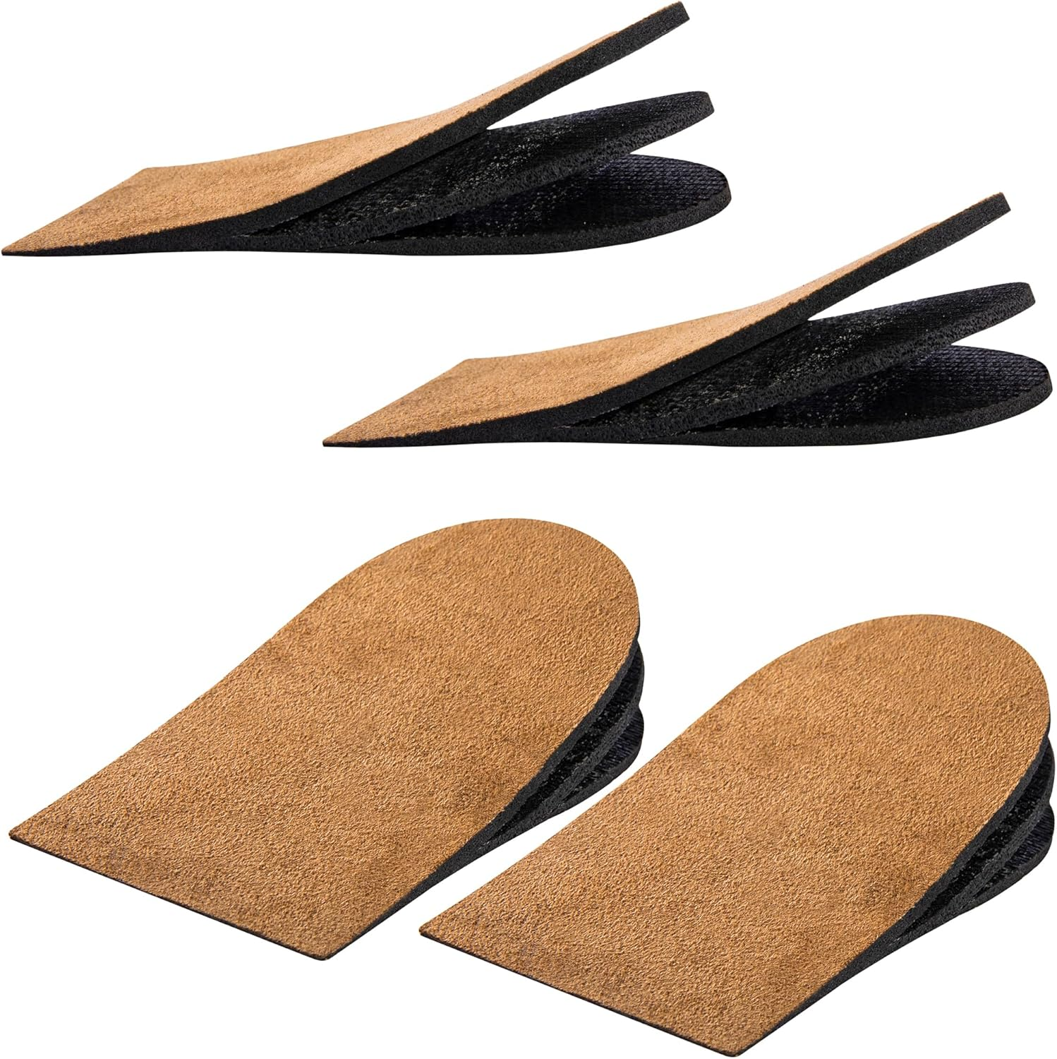 Heel Lifts for Women and Men Adjustable Shoe Lifts for Leg Length Discrepancy (Medium, 4, Count) image number 5