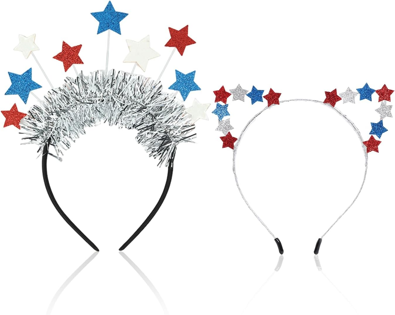 Pack of 2 Star Hair Bands, Exquisite Shiny Headpiece, Party Photo Props, Holiday Hair Accessories, Suitable for Birthday Parties and Banquets image number 2