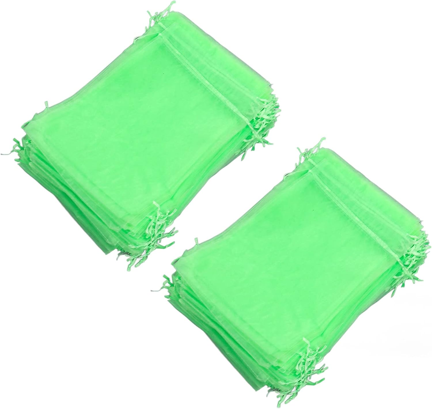 Jiawu 100PCS Fruit Protection Bags for Fruit Trees, Fruit Protection Netting Bags for Fruit Trees with Drawstring, Reusable Fruit Netting Bags for Protecting Fruits and Vegetables (20 * 30Cm) image number 3