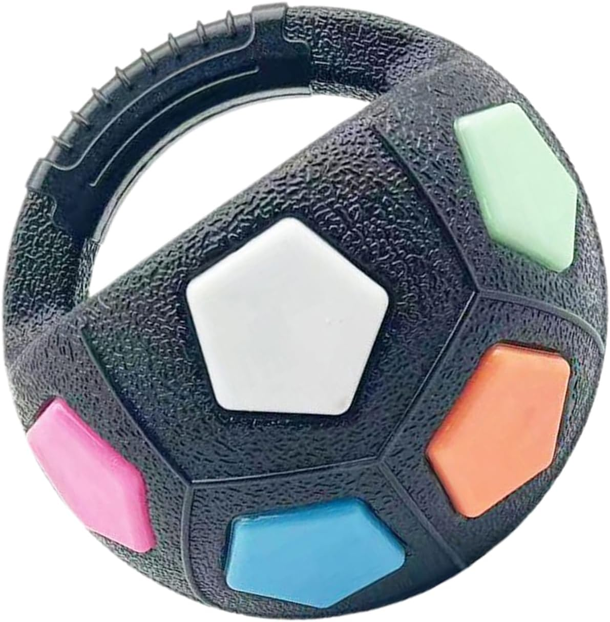Dog Fetch Football | round Squeaky Interactive Toys - Dog Chewing Ball, Pet Training Supplies for Aggressive Chewers for Fetch and Play