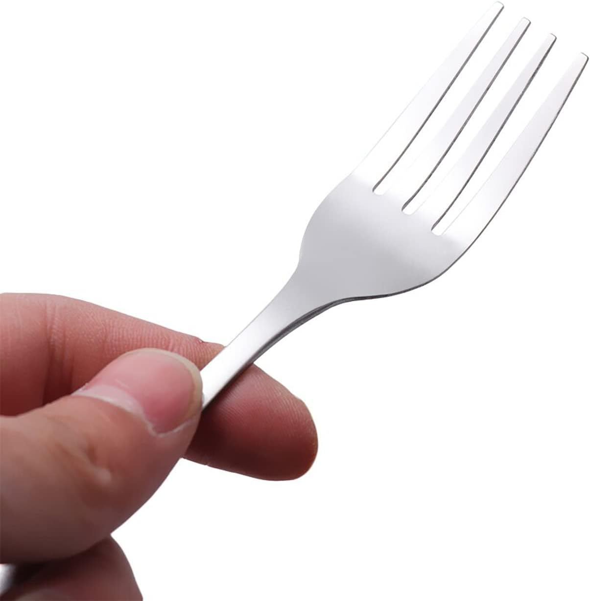 4PCS Cutlery Travel Knife Fork Portable Bag Stainlesssteel Spoon Chopstick Set Rustproof Stainless Steel Tableware Dinnerware with Carrying Case for Traveling Camping Picnic Working Hiking (Black) - Black image number 3