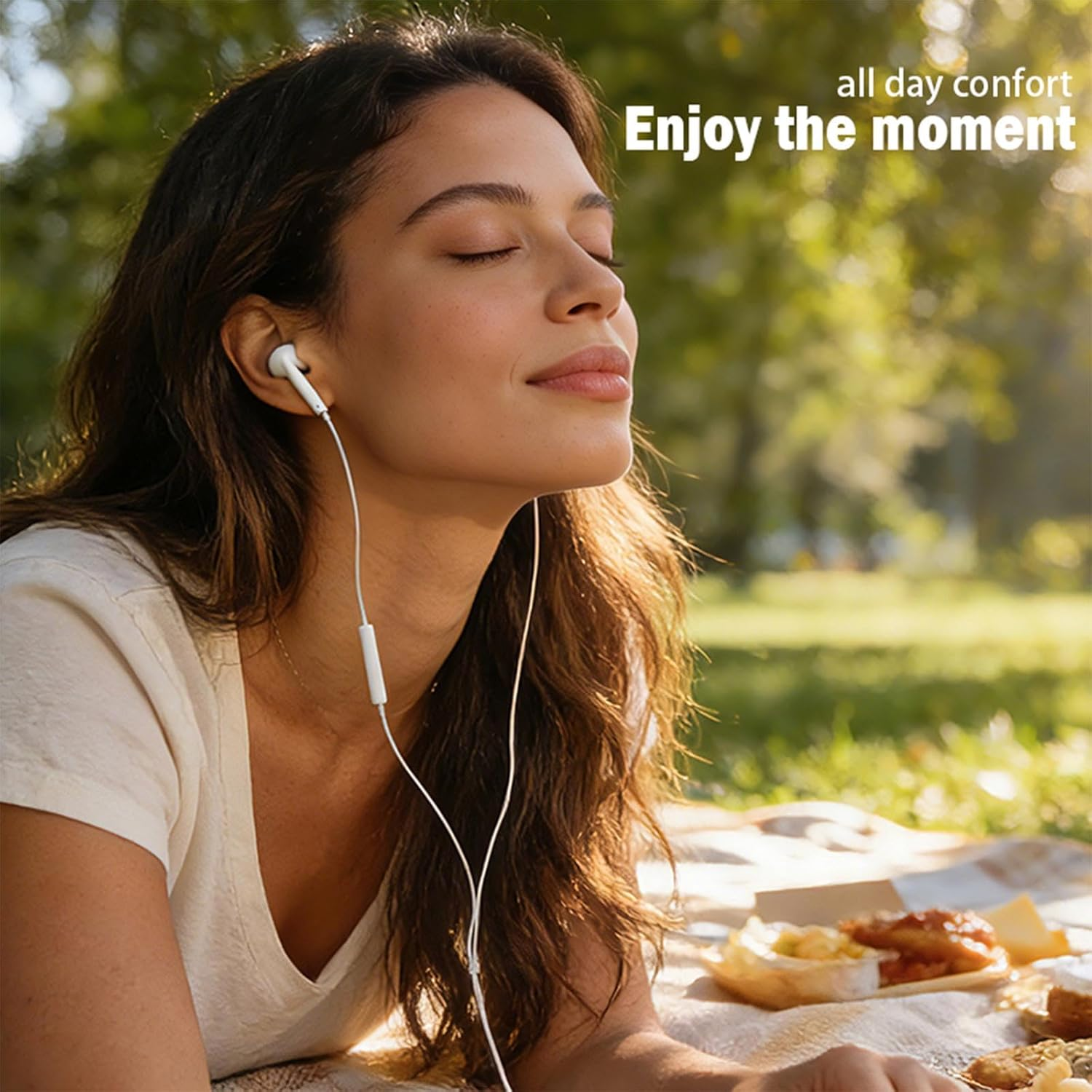 Qi Gxinr In-Ear Headphones for Iphone, Headphones with Wired Microphone and Volume Control Compatible with Iphone 14 Pro Max/13/12 Mini/Se/11/X/Xs Max/Xr/8/7 Plus image number 2