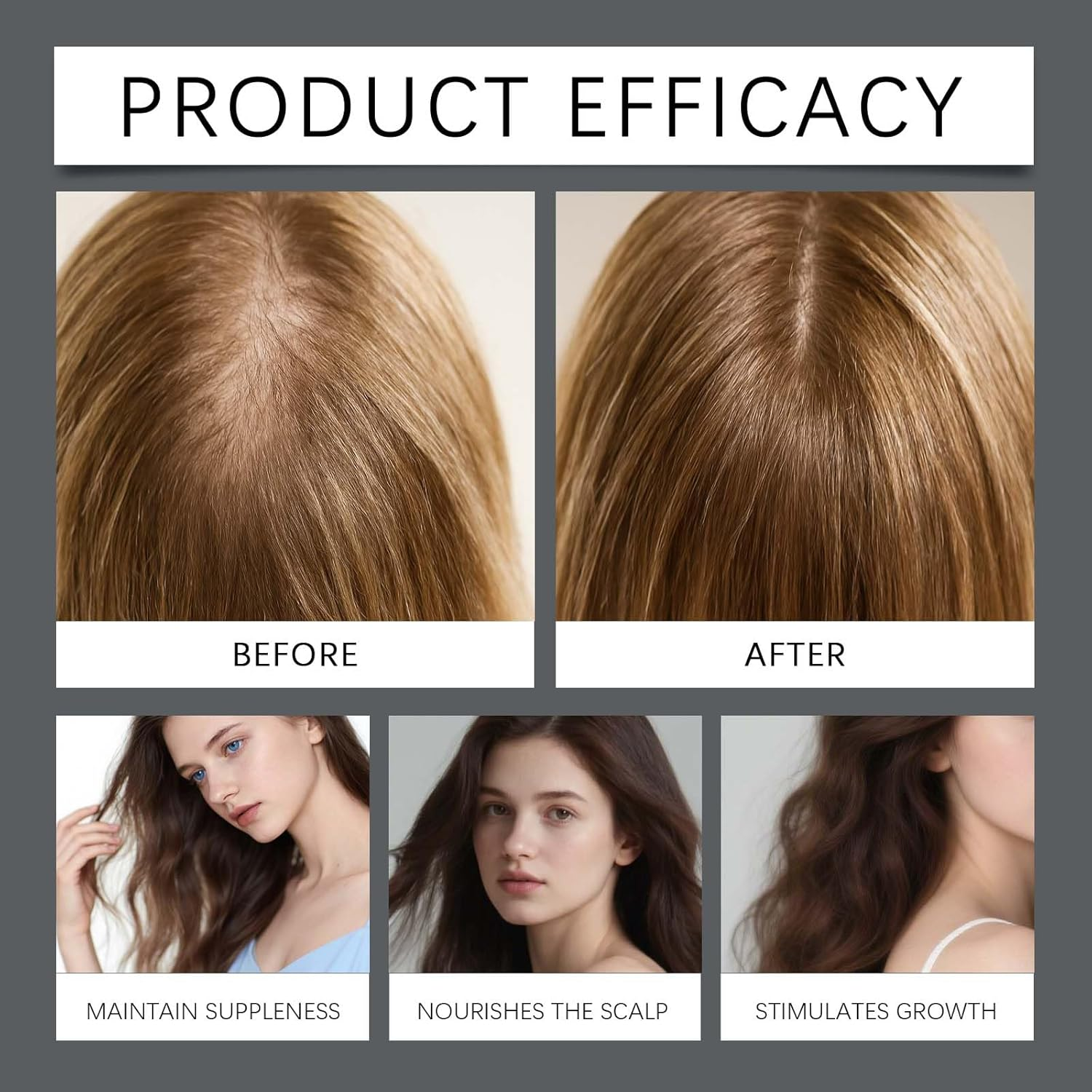 Volumizing Rosemary Shampoo for Oily Scalp - Rosemary Amino Acid Thickening Shampoo for Thinning Hair - Thickening Blend to Strengthen Hair & Reduce Shedding for Men & Women, 100 Ml (5 Boxes) - 3 Boxes image number 7