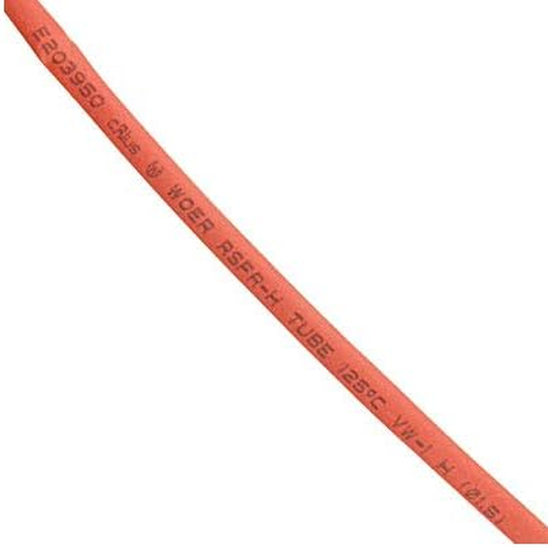Aexit (Electrical Equipment) Pcs 2M 6.6Ft 1.5Mm Dia Heat Shrink Tubing (64Ry253Qf571) Tube Red