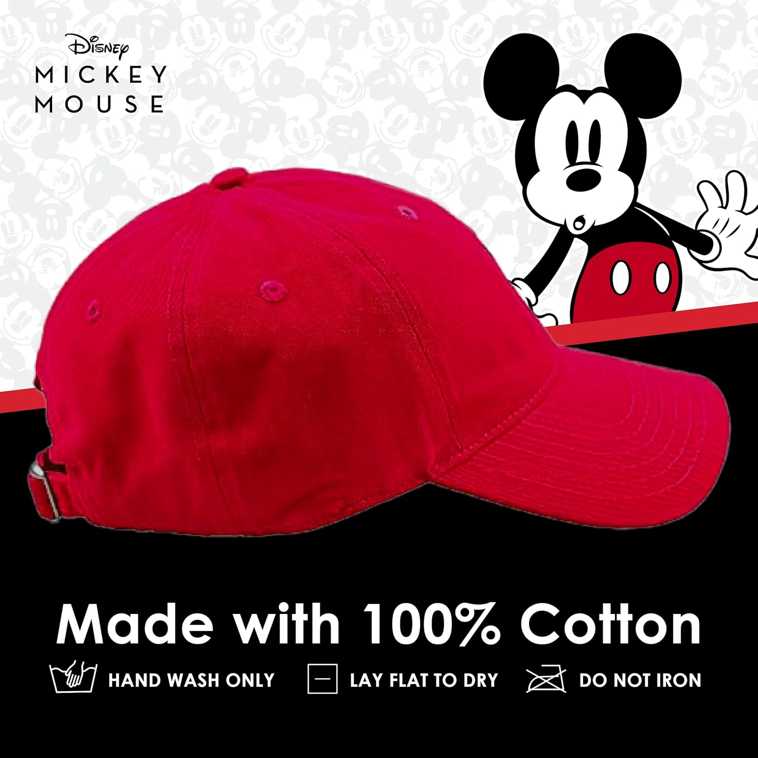 Concept One Disney Mickey Mouse Baseball Hat image number 1
