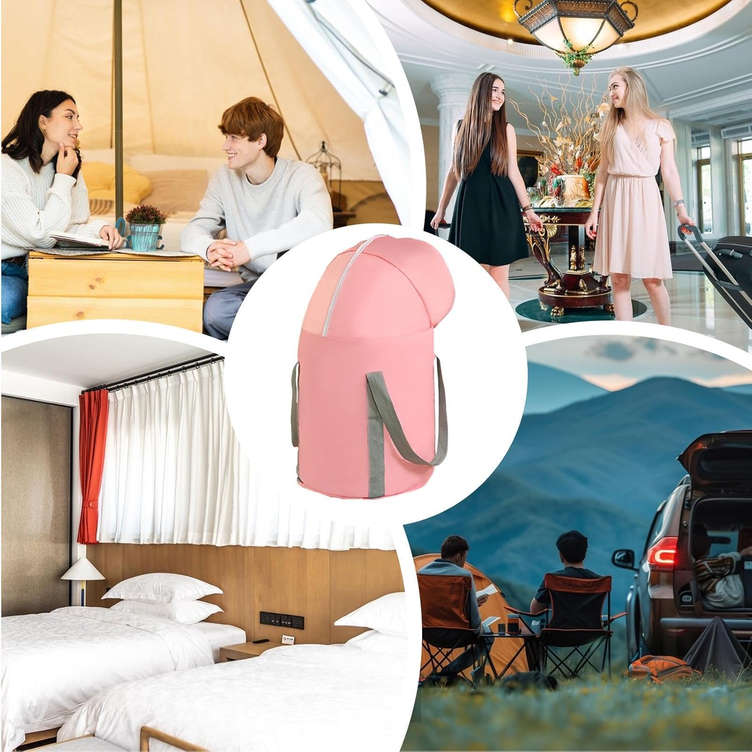 Foot Soaking Bucket - Foldable Foot Bath Basin Foot Wash Bag with Knee Cover - Foot Spa Bucket Pedicure Foot Spa Tub Bag for Outdoor, Laundry, Camping Use image number 5