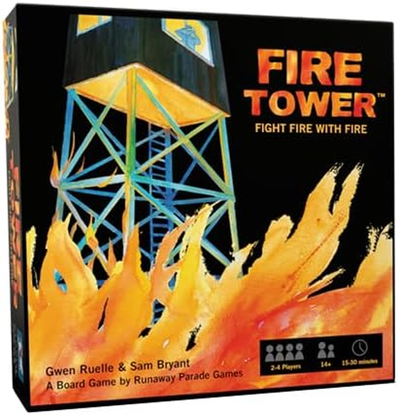 Runaway Parade Games Fire Tower Board Game Standard Edition - Fight Fire with Fire in This Fast Paced Competitive Game | Easy to Learn | 15-30 Min image number 2