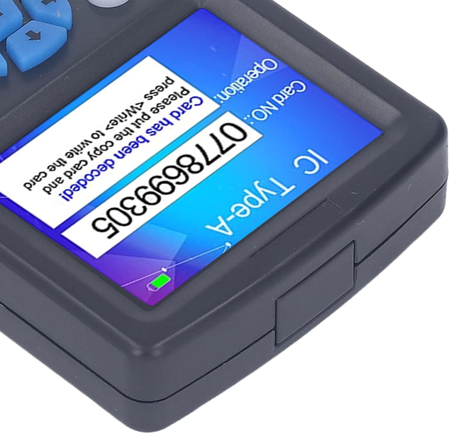 NFC RFID Card Copier Readers Writer, Access Control Card Copier IC ID Card Copier Access Card Duplicator Writer Duplicator with UID Keychain and HD 2.8Inch Full Color Screen image number 4