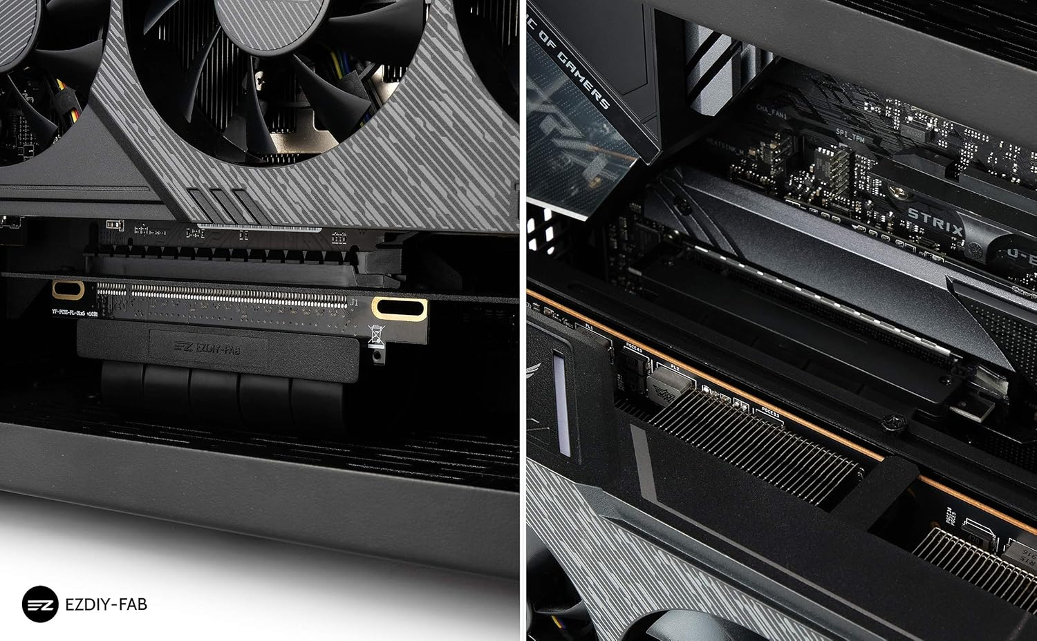 EZDIY-FAB [20Cm] PCIE 3.0 16X Extreme High Speed Riser Cable PCI Express Port GPU Extension Card-Straight Connector image number 6