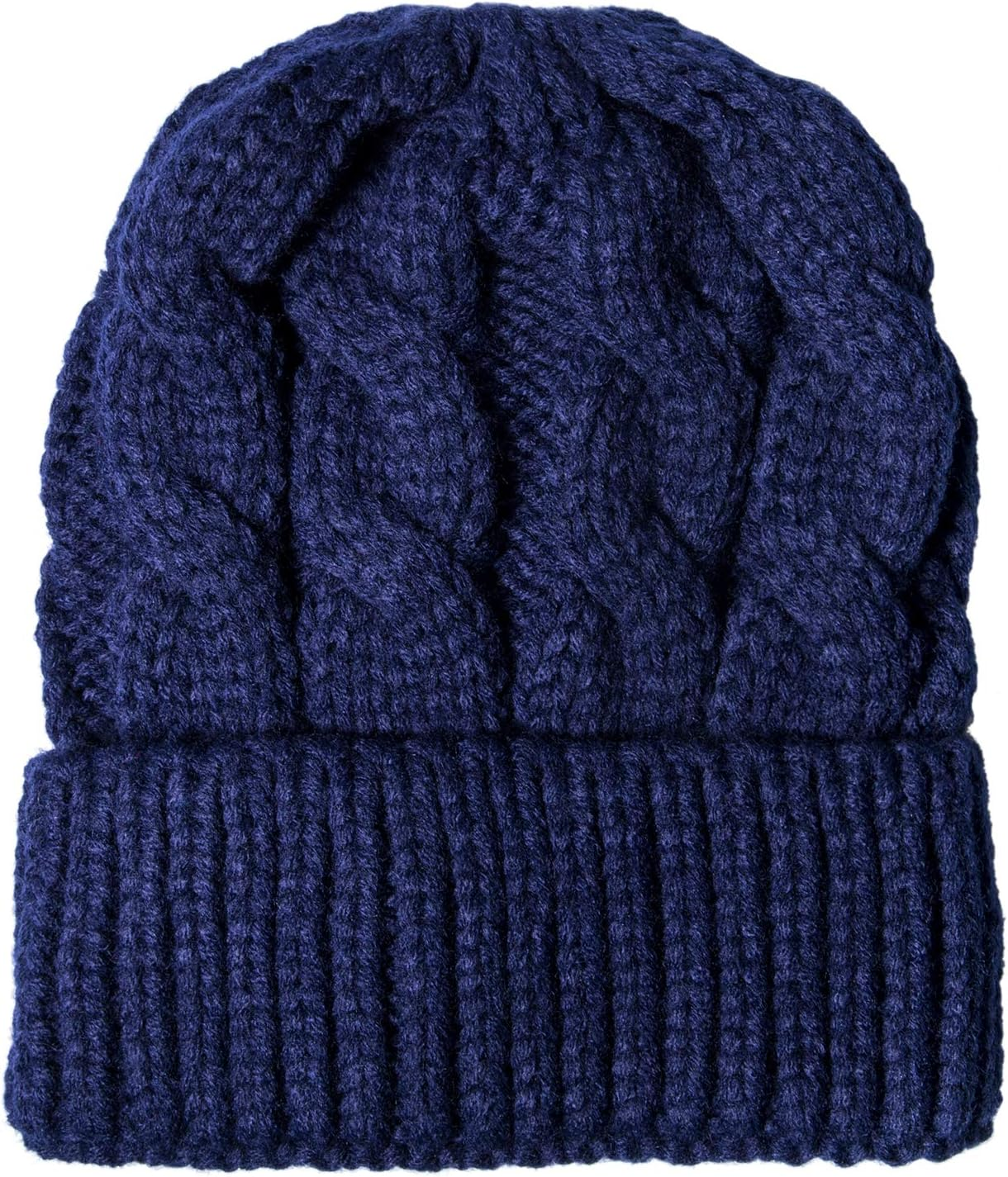 Chalier Ponytail Messy Bun Beanie Winter Crochet Ponytail Hole Hat for Women image number 3