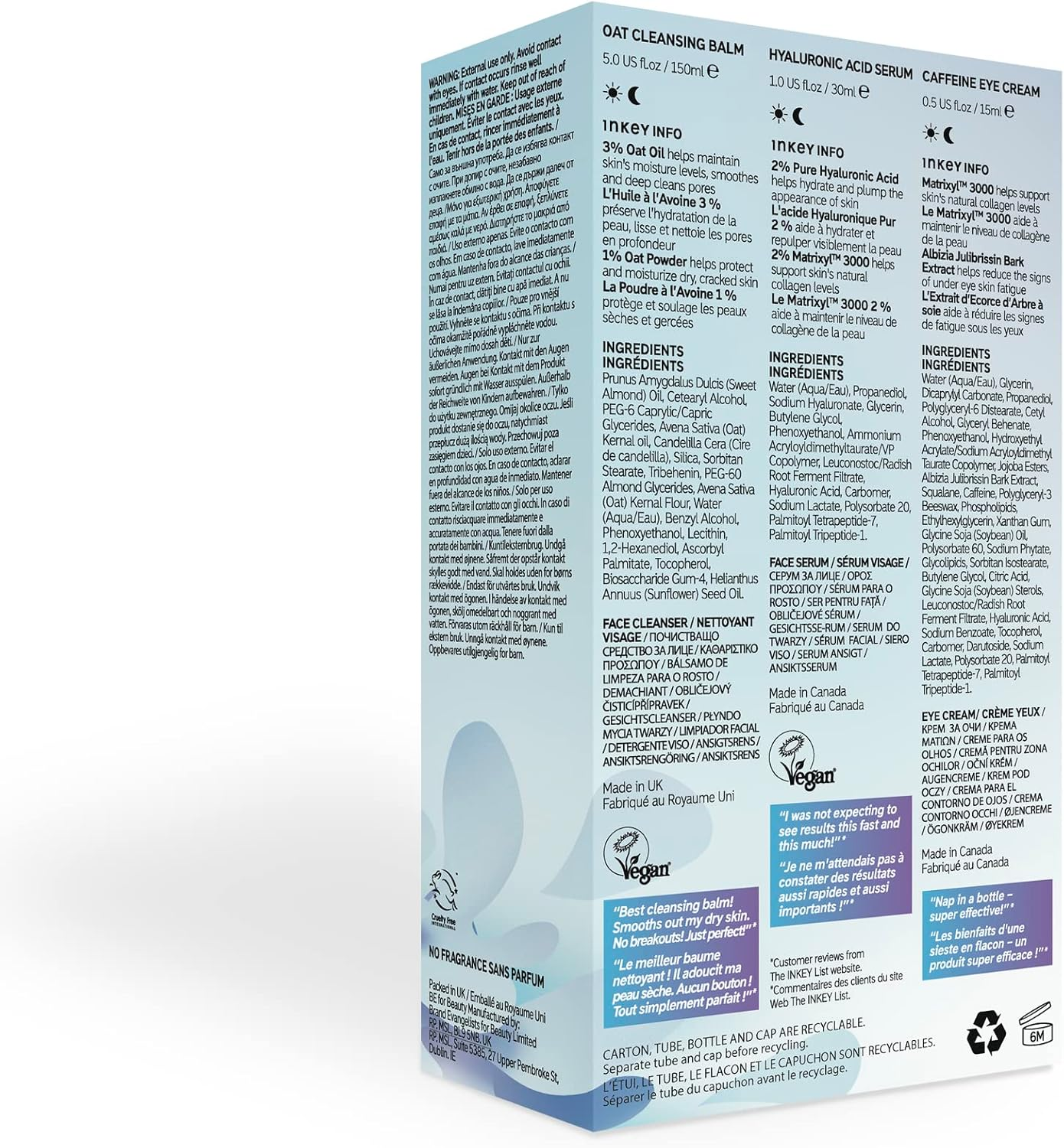 THE Inkey LIST Hydration 101 Kit: Face & Neck Skin Care Kit image number 5