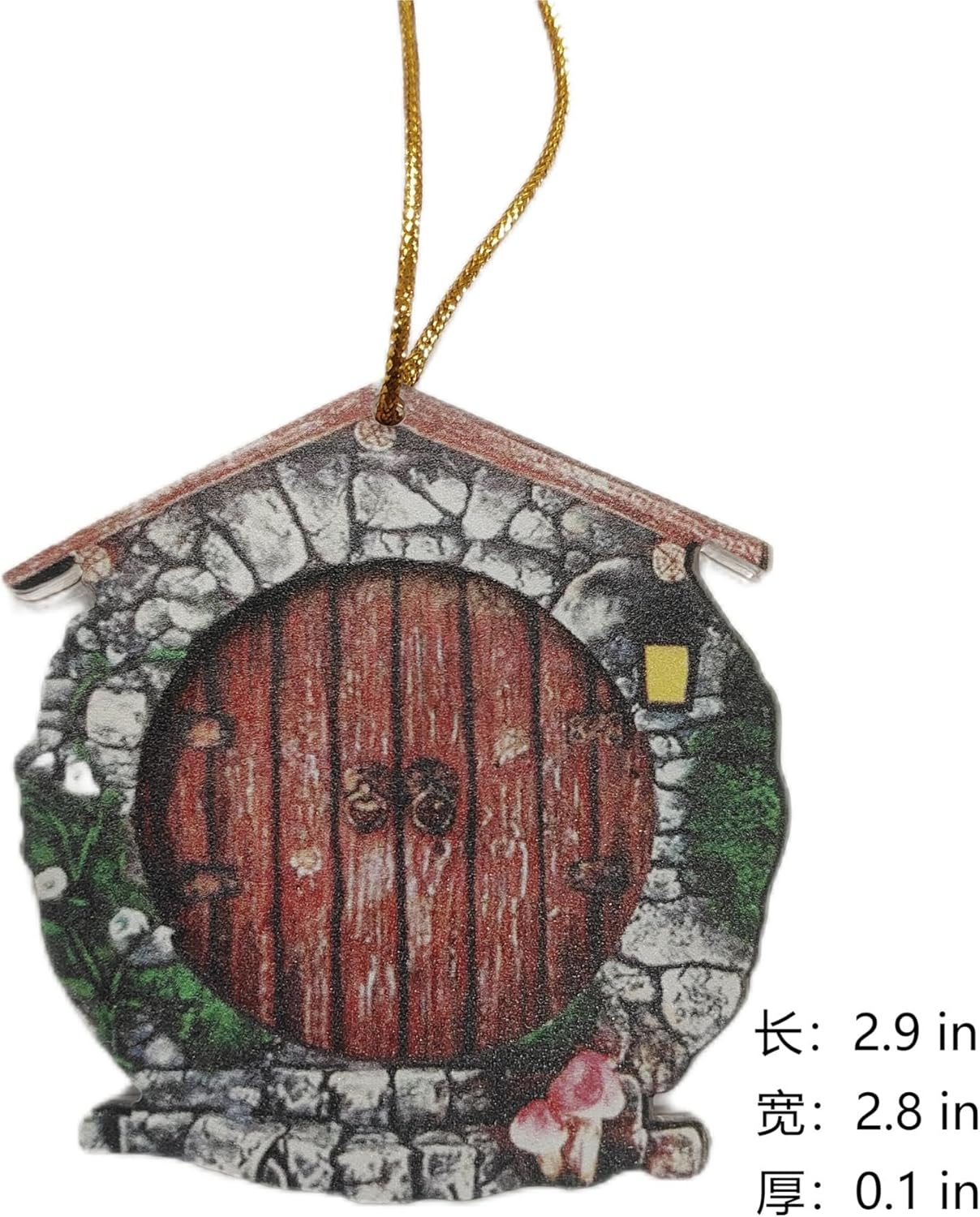 Jjlfresheners Fairy Garden Doors and Windows for Trees Miniature Fairy Gnome, Statues Wall and Trees Outdoor Wooden Doors and Windows in the Yard Garden Trees Outdoor Statues image number 5
