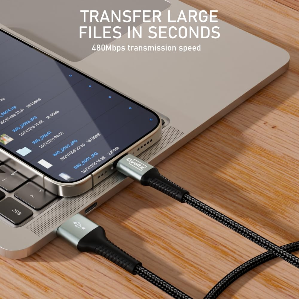 USB to USBC Cable 2M 2Pack, Gvoltz USB C Charger Cable for Iphone 17,16,15 Series Samsung S25,24,23, Android Auto, Motorola, Huawei, Xiaomi, LG, Xbox, PS5/4 Etc, 3A USB a to USB C Fast Charging Cord image number 2