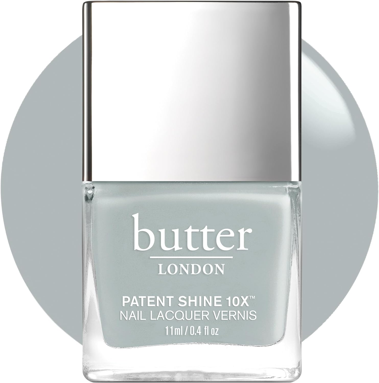 Butter London Patent Shine 10X Nail Lacquer - Offers Gel-Like Finish - Helps Prevent Breakage - Chip and Fade Resistant - Delivers Full Coverage Color - Cruelty-Free - Cotton Buds - 11 Ml