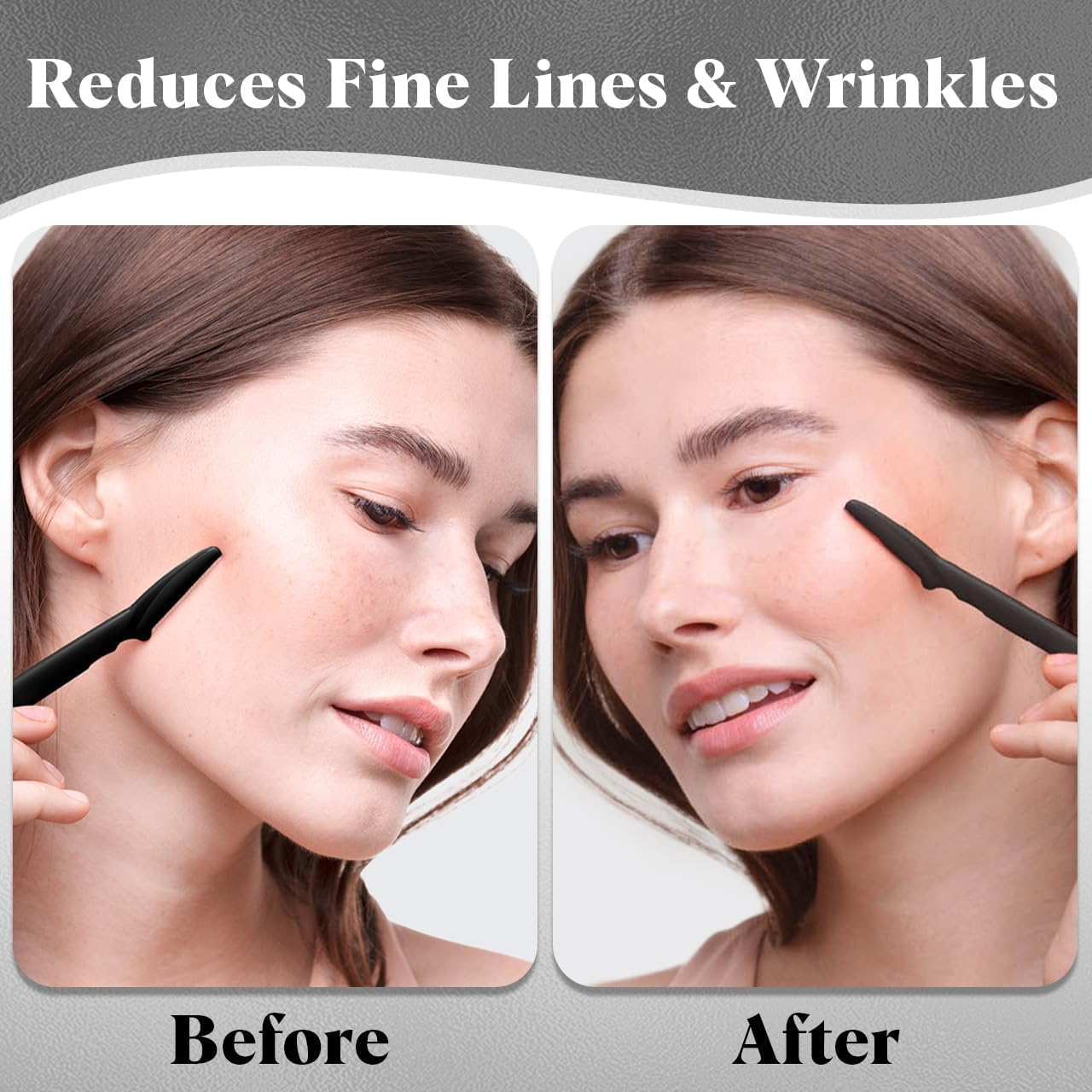 12-Piece Dermaplaning Tool - Facial Razors for Women and Men, Ideal for Facial Hair Removal, Eyebrow Trimming, and Skin Care - Black image number 2