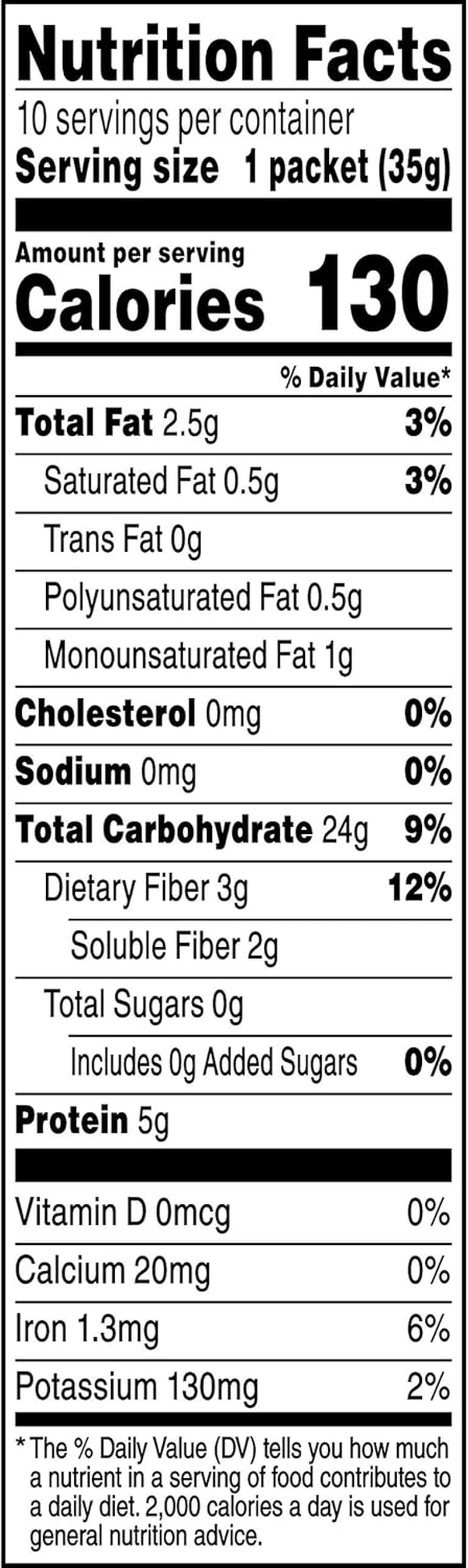 Quaker Instant Oatmeal, Gluten Free Original, Breakfast Cereal, 10 Packets image number 3