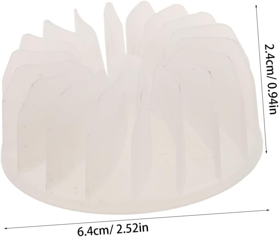 Minkissy 20Pcs High Wind Power Hair Dryer Fan Hair Dryer Part Abs White