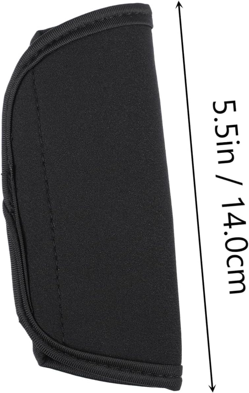 WADY 4Pcs Stroller Handle Bar Covers, Covers Handle, Soft, Anti-Slip, Easy to Install Sticky Design for Prams, Pushchair Bar Cover Cotton Cloth, Stroller Fabric Handle Sleeve Bar