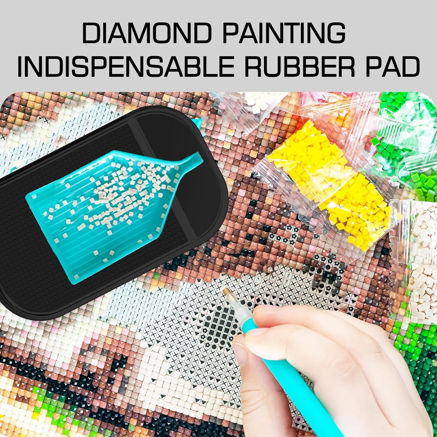 Car Dashboard Non Slip Mat, Anti-Slide Sticky Gel Dashboard Pad 5.5 X 3 Inch Multi Sticky Mat for Radar Detector, Cell Phone, Keys, Mirrors, GPS, Coins (6 Pack Black) image number 4