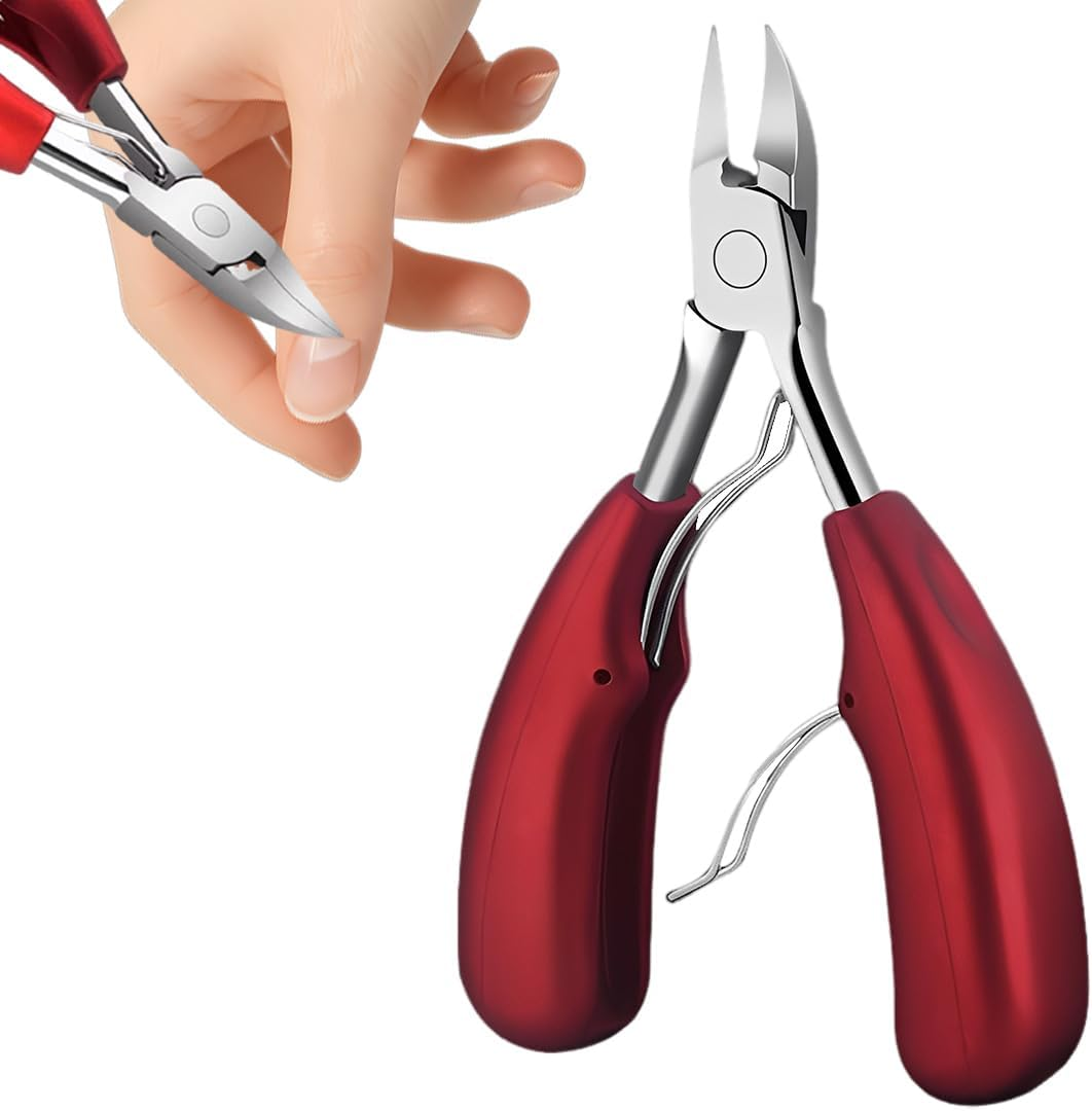 IEBTAWN 1 X Nail Scissors for Deep Ingrown Toenails Made of Stainless Steel for Thick and Fungal Infestation Nail Clippers the Eagle Beak Design Allows Easy, Deep Cutting of Nails image number 1