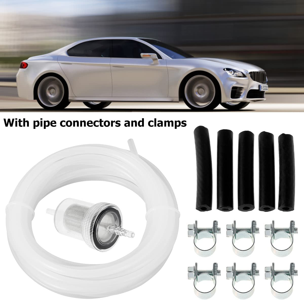 Fuel Tank Standpipe Kit for Eberspacher/Webasto Diesel Heater - Replaceable Parking Heater Fuel Line Kit with Fuel Hose Clip image number 1