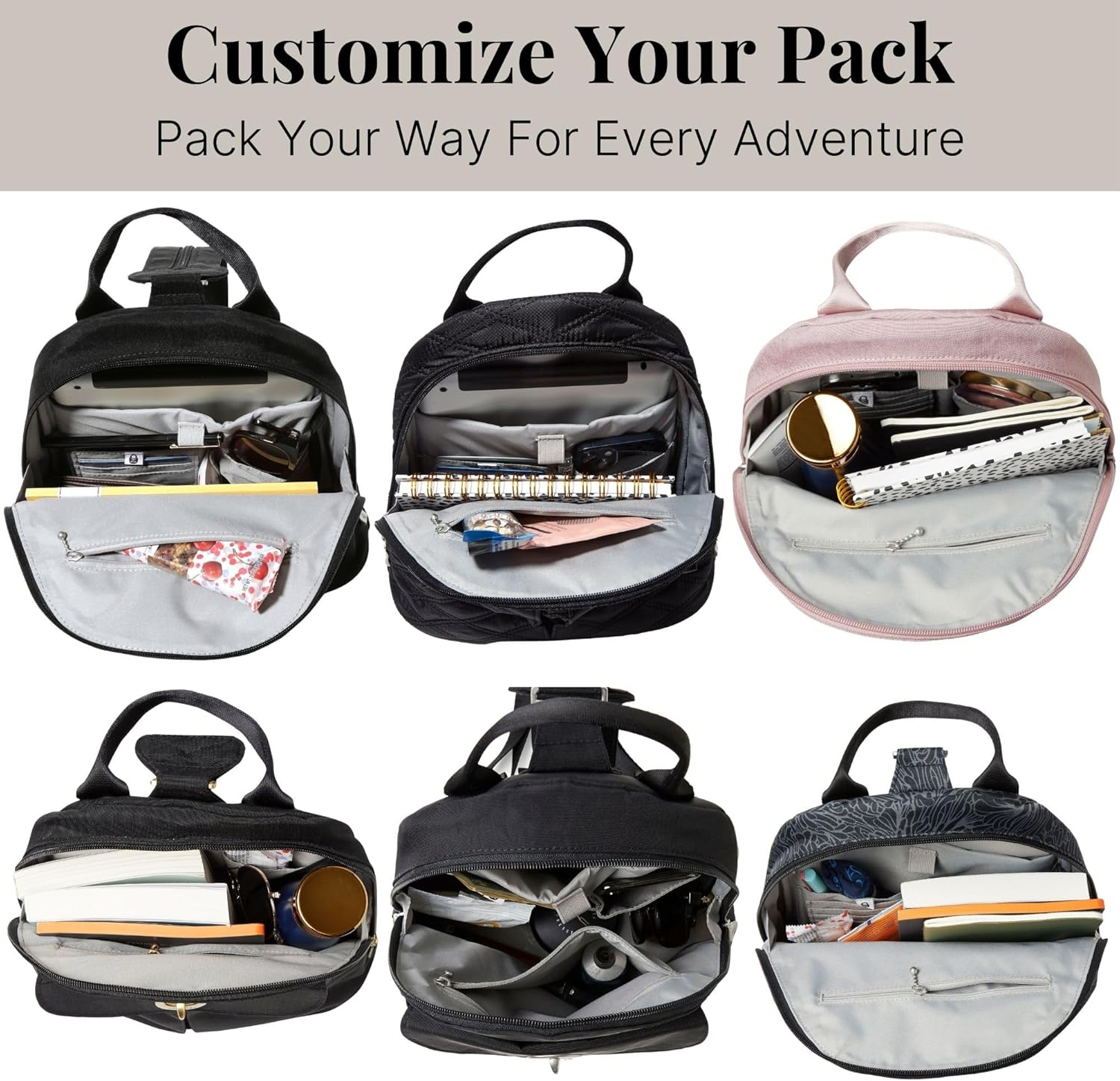 Baggallini Women'S Naples Convertible Backpack image number 2