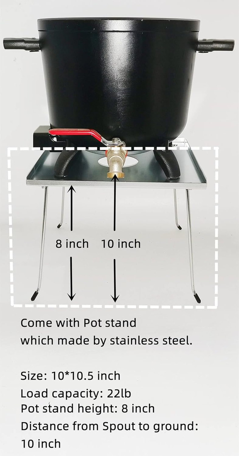 Electric Wax Melter for Candle Making with Pot Stand, 7 Qts (14 Lbs), Soy Wax Melting Pot Kit with Quick Pour Valve image number 3