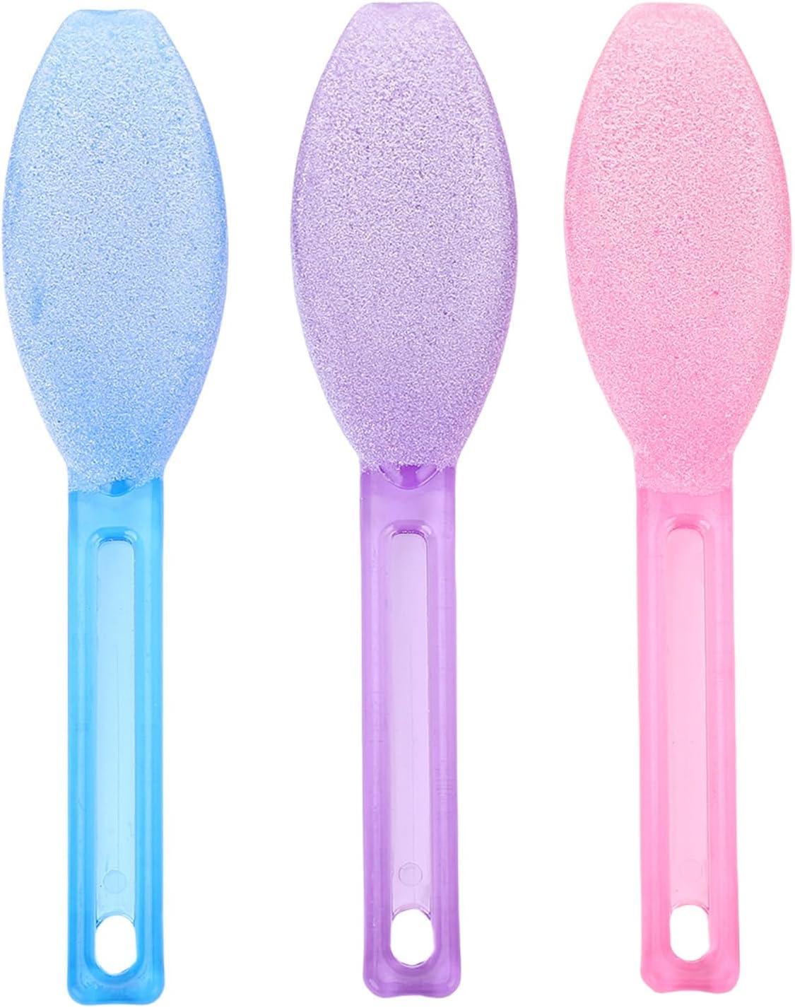YUYTE Foot Scrubber File Pedicure Tool Ergonomic Multifunctional Foot Scraper with Comfortable Handle for Home and Nail Salon Use Pack of 3