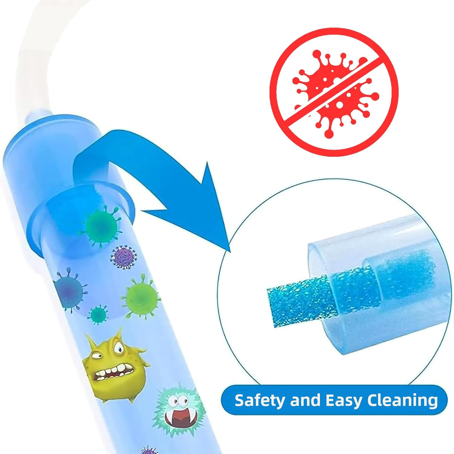 Hzqzaoan 100-Pack Baby Nasal Aspirator Filters - Replacement for Nosefrida & for Snotty Boss | Bpa-Free Nose Sucker Filters for Gentle Baby Care image number 3