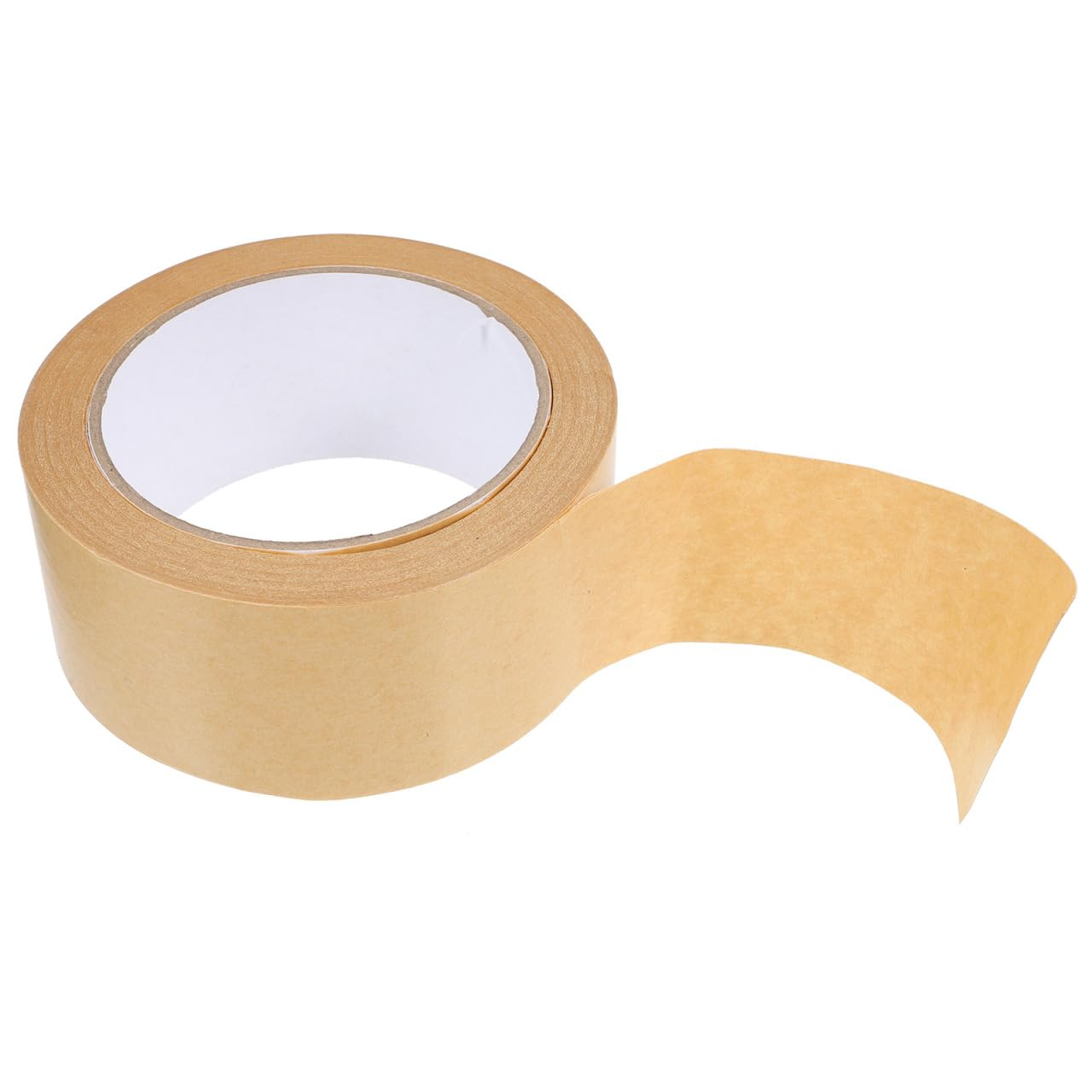 TEHAUX Kraft Packing Tape, 45Mm X 25M Self Adhesive Brown Gummed Tape, High Viscosity, Water-Free, Ideal for Packaging, Sealing, Picture Framing