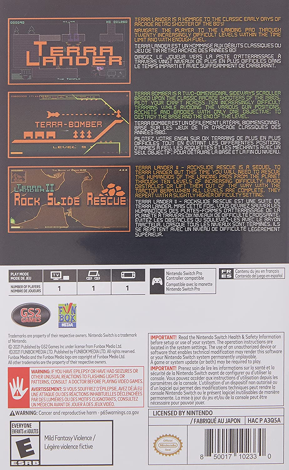 Terra Trilogy (Import) /Nintendo Switch image number 3