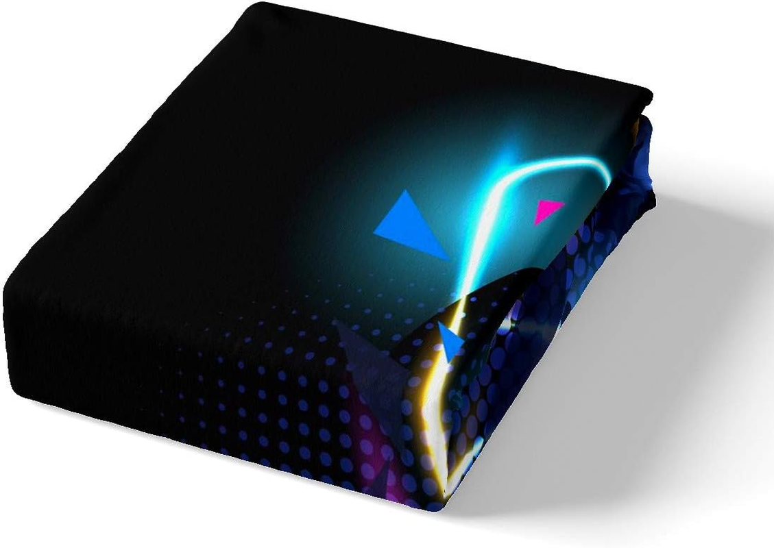 Homemissing Ice Hockey Duvet Cover Set Hockey Sports Theme Bed Set for Adults Boys Chic Winter Competition Games Bedding Set 135 X 200 Cm Triangle Geometry Zip image number 2