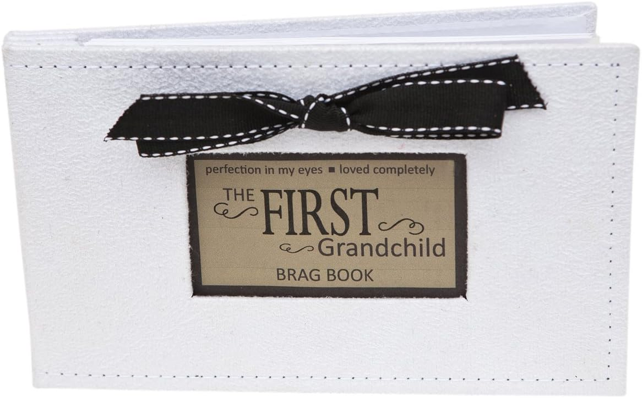 Grandparent Gift Co. First Grandchild Brag Book or Photo Album for New Grandparents image number 1
