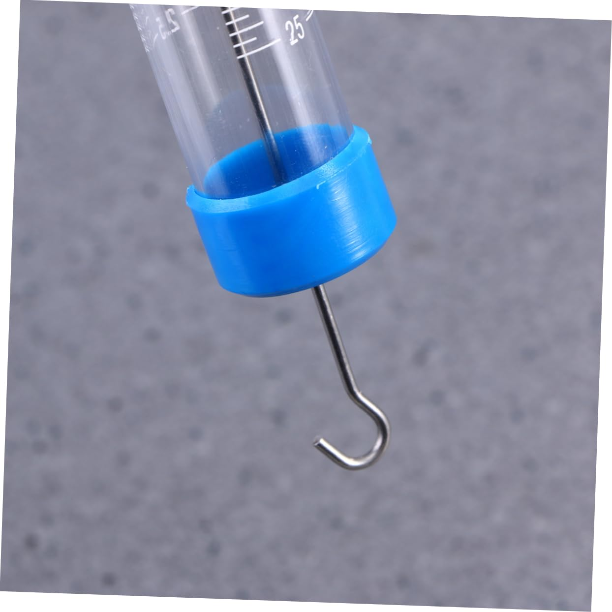 Mobestech Portable Mechanical Spring Balance Cylinder Dynamometer 25N/2500G Hanging Hook for Physics Force Testing and Laboratory Use image number 2