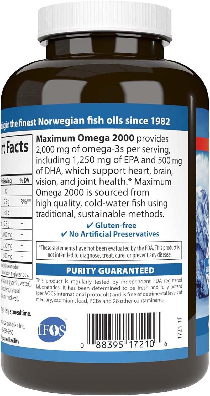 Carlson Labs - Maximum Omega 2000-90 Softgels