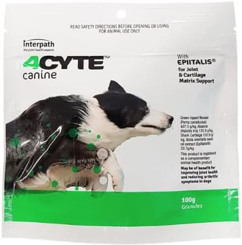 4Cyte Canine Joint Support Supplement Granules for Dogs 100 Gm