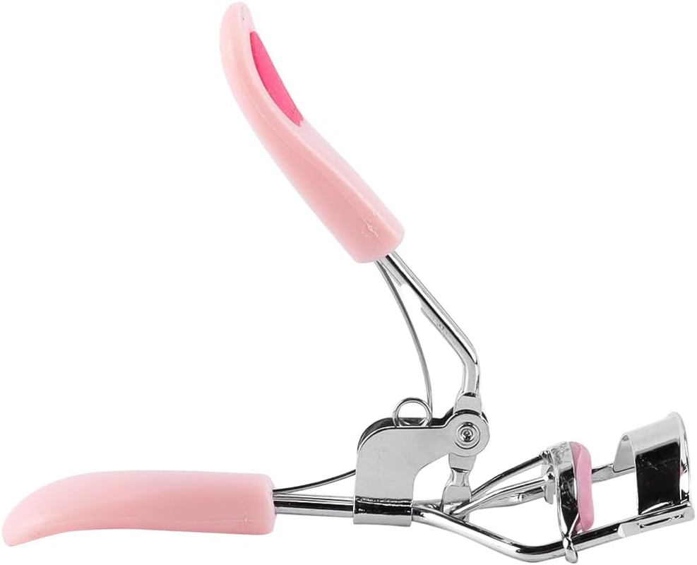 Orivin Eyelash Curler, Suitable for All Eye Shapes, Professional Eyelash Makeup Tool for Women and Girls (Pink)