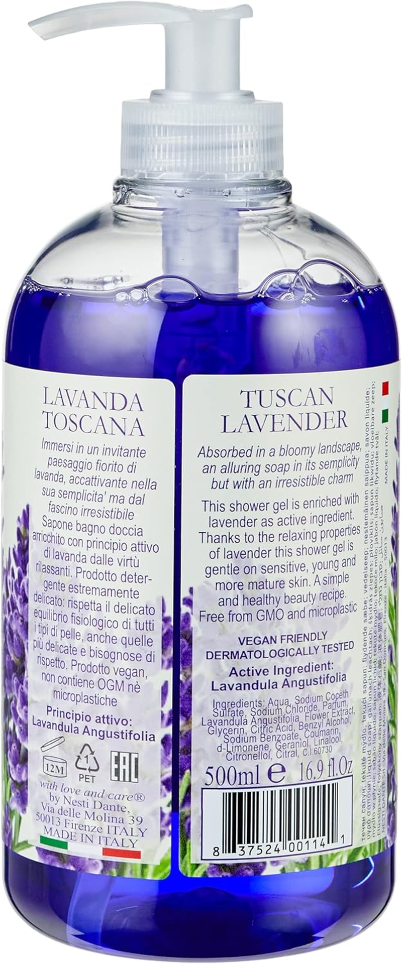 Nesti Dante Dei Colli Lavanda Liquid Soap, 500 Ml image number 1